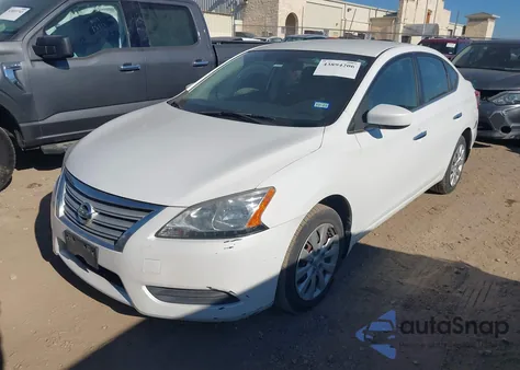 2014 Nissan Sentra Sv из США, поврежденный, VIN 3N1AB7AP2EY284699